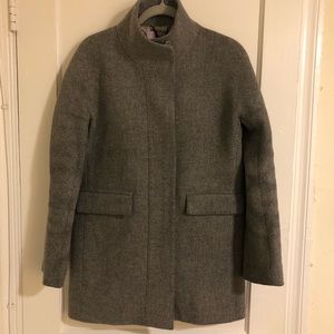 J CREW STADIUM CLOTH COCOON COAT